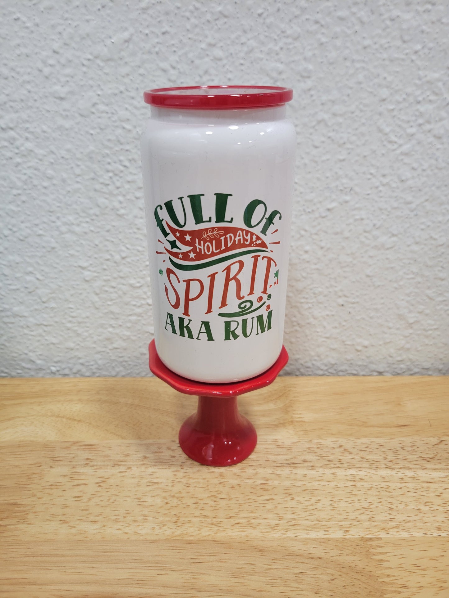 Full of Rum Spirit Glass Can Cup