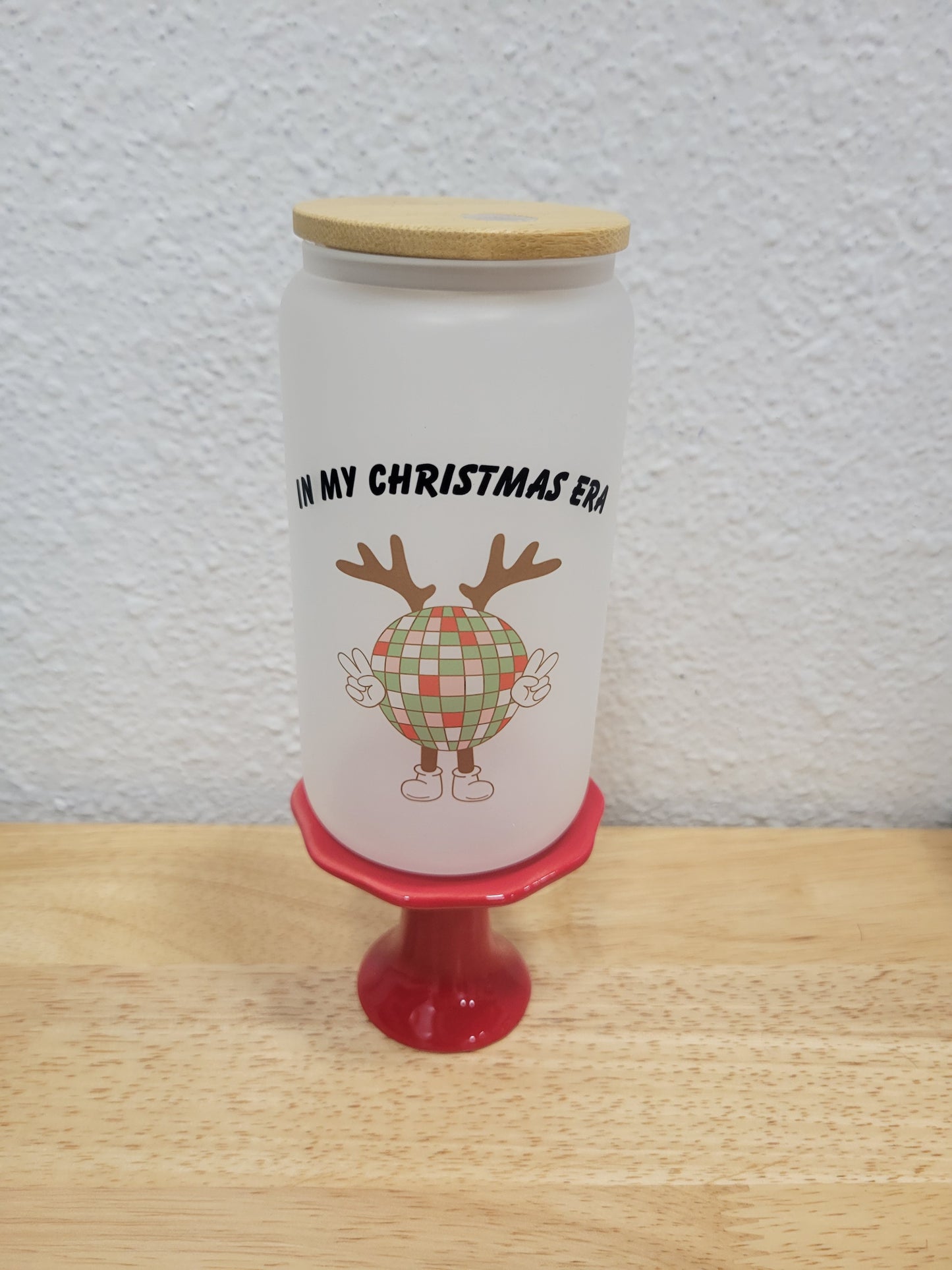 In My Christmas Era Glass Can Cup