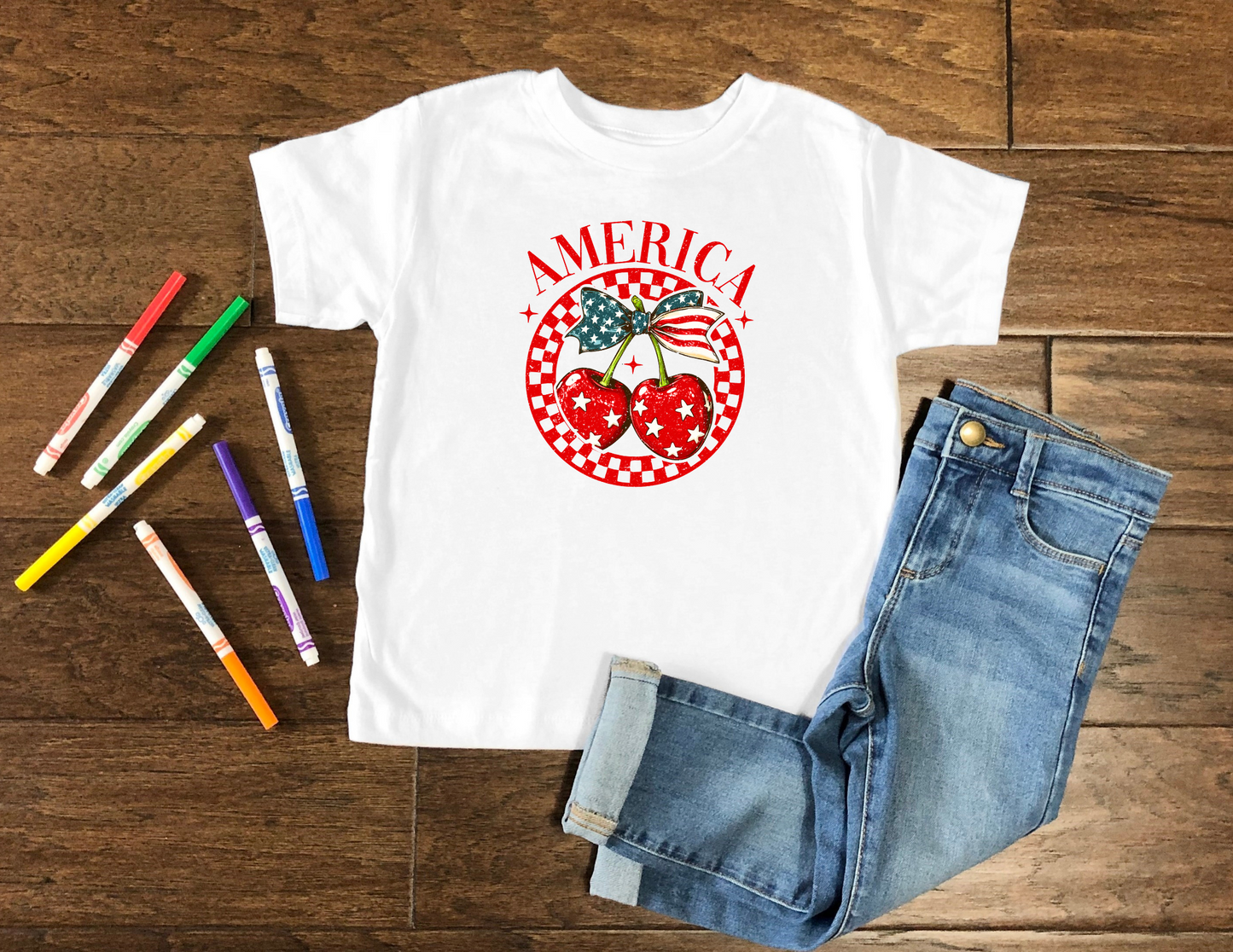 America Cherries Kid Tee