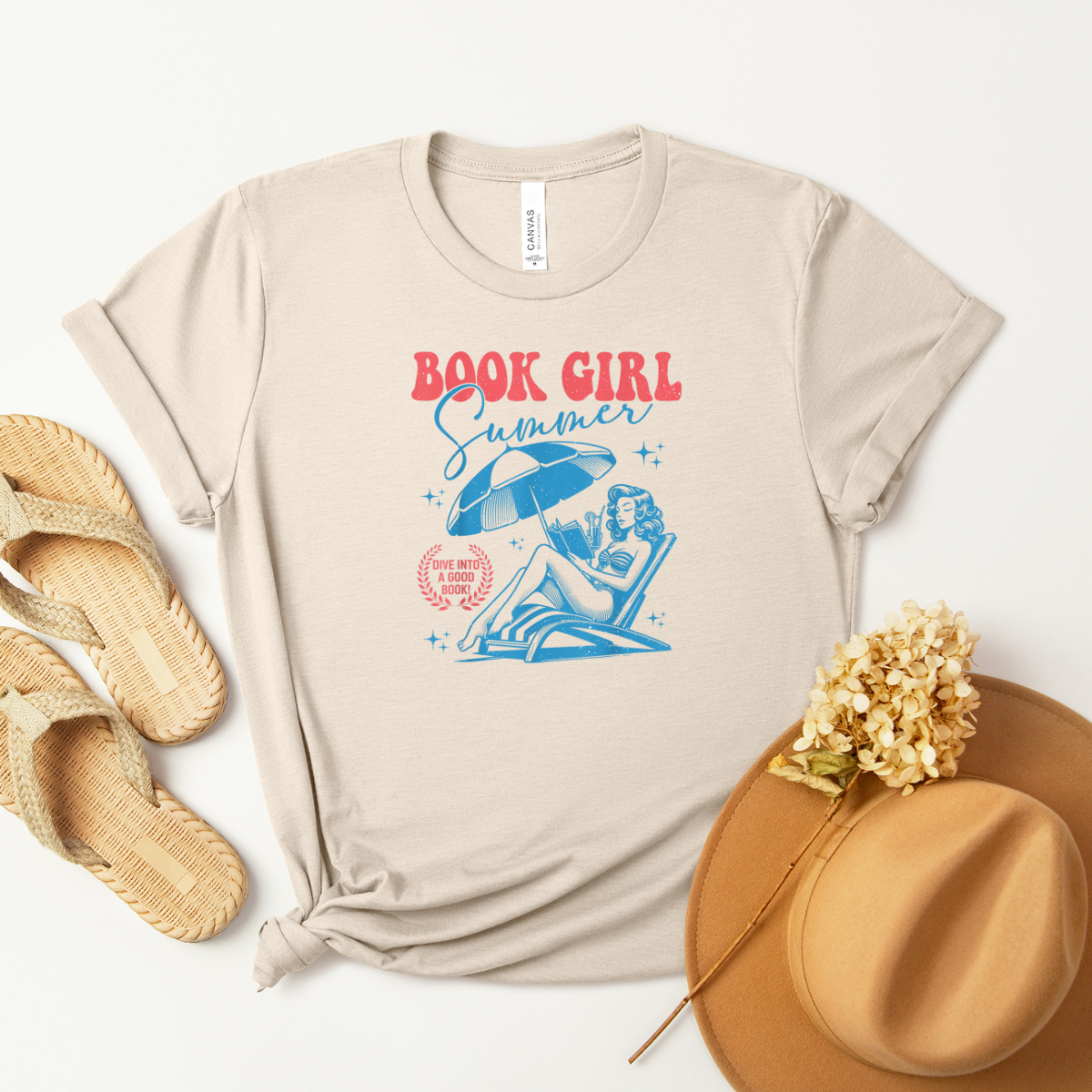 Book Girl Summer Tee
