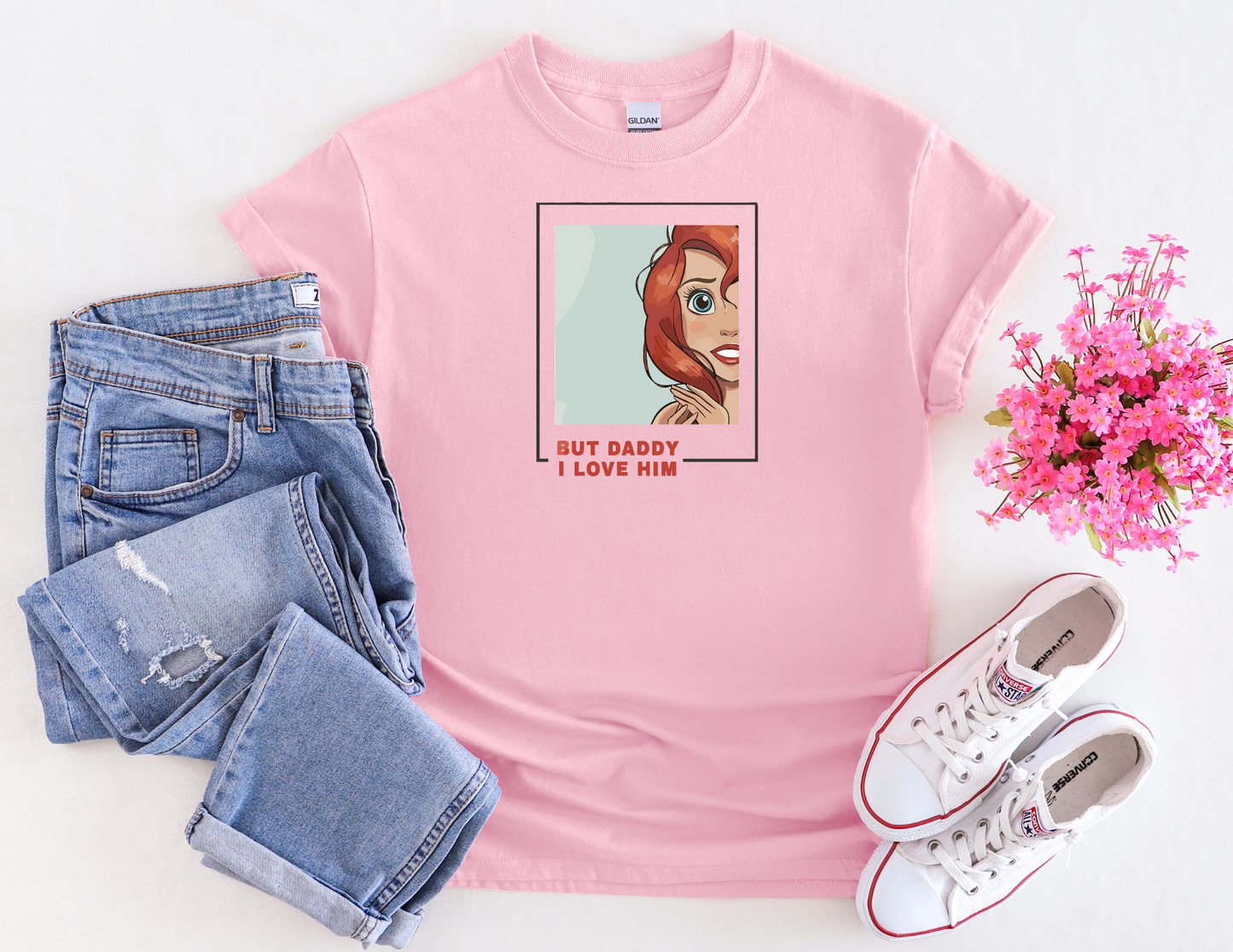 Daddy I Love Him (adult/kid) Tee