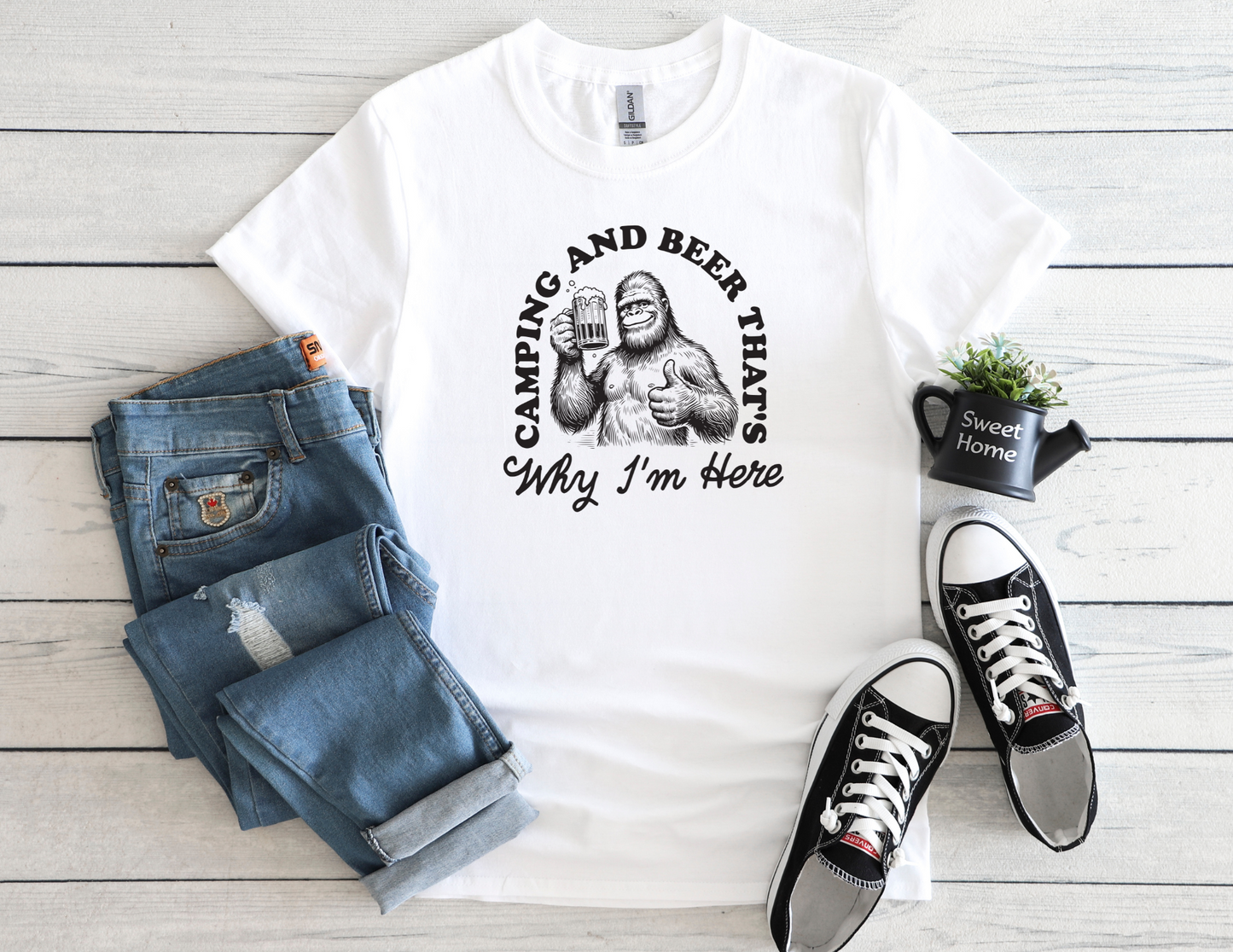 Camping and Beer Tee