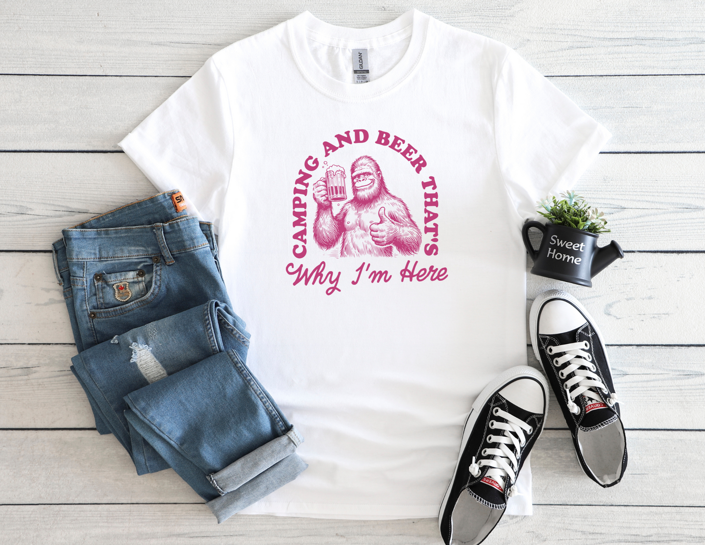 Camping and Beer Tee
