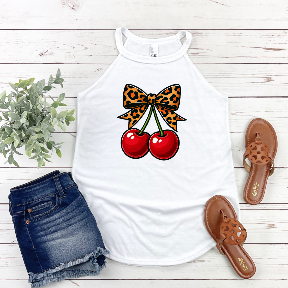 Cheetah Cherries Tee or Tank