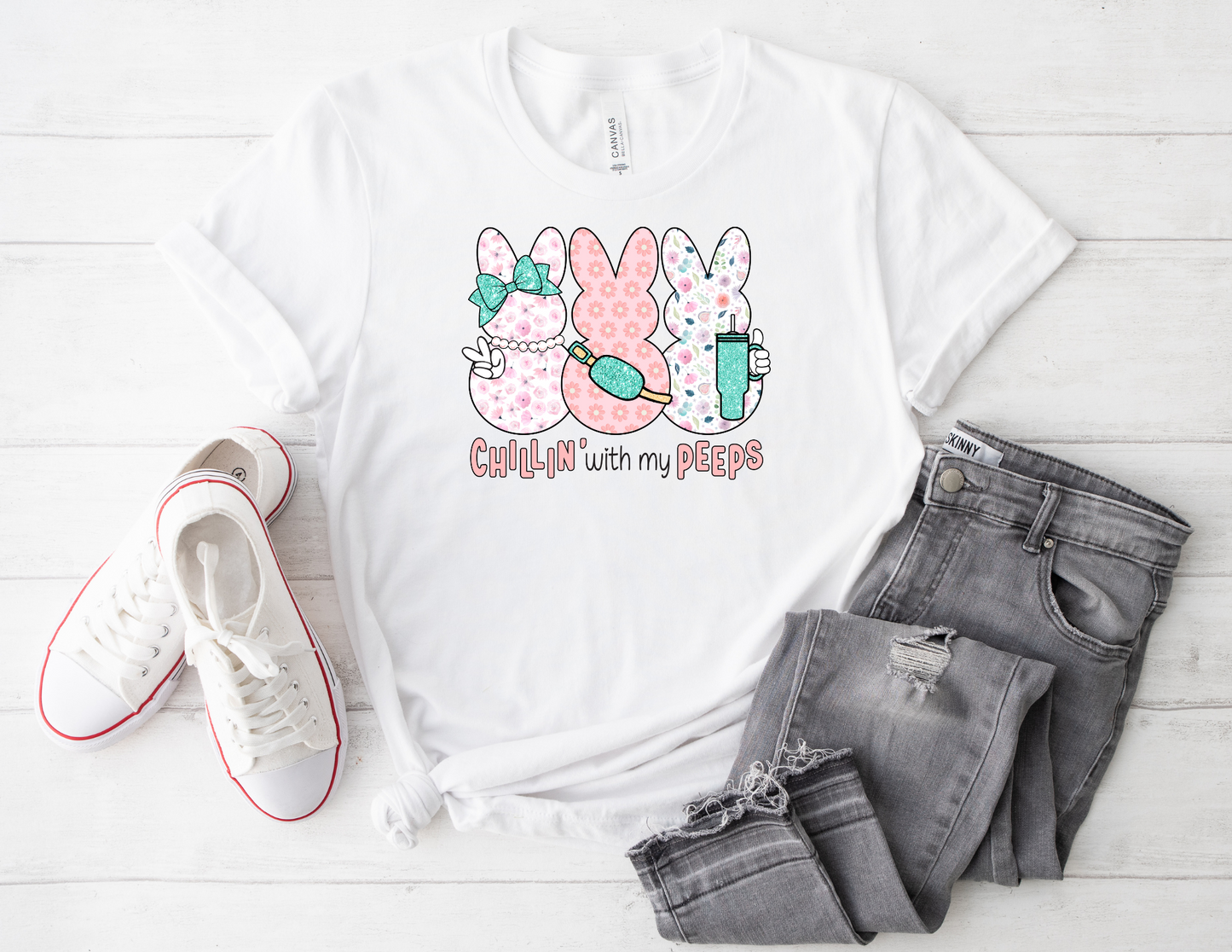 Chillin Peeps (Adult/Kid) Tee