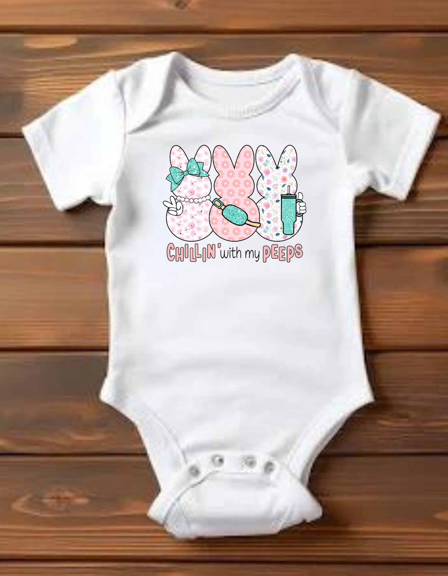 Chillin Peeps Onesie