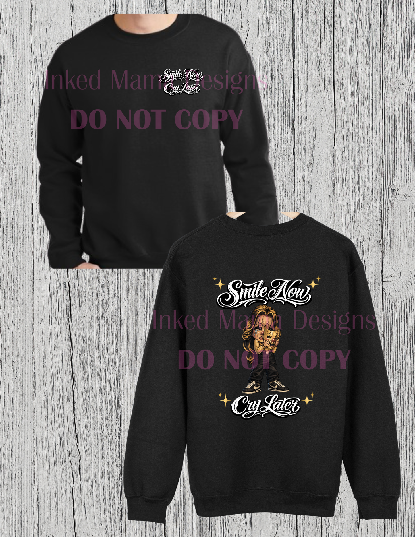 Sad Girl w/mask apparel