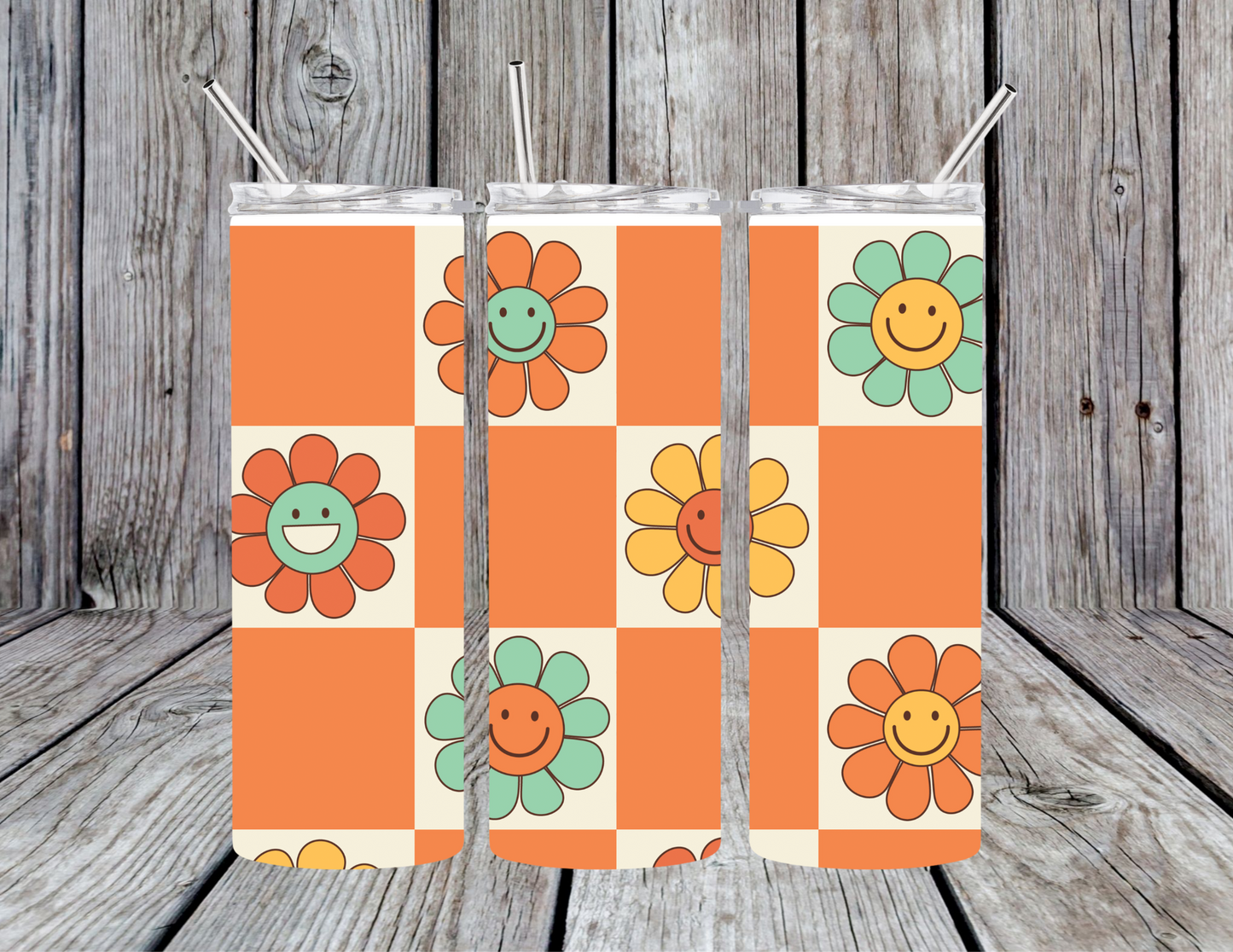 Daisy Square Retro Tumbler