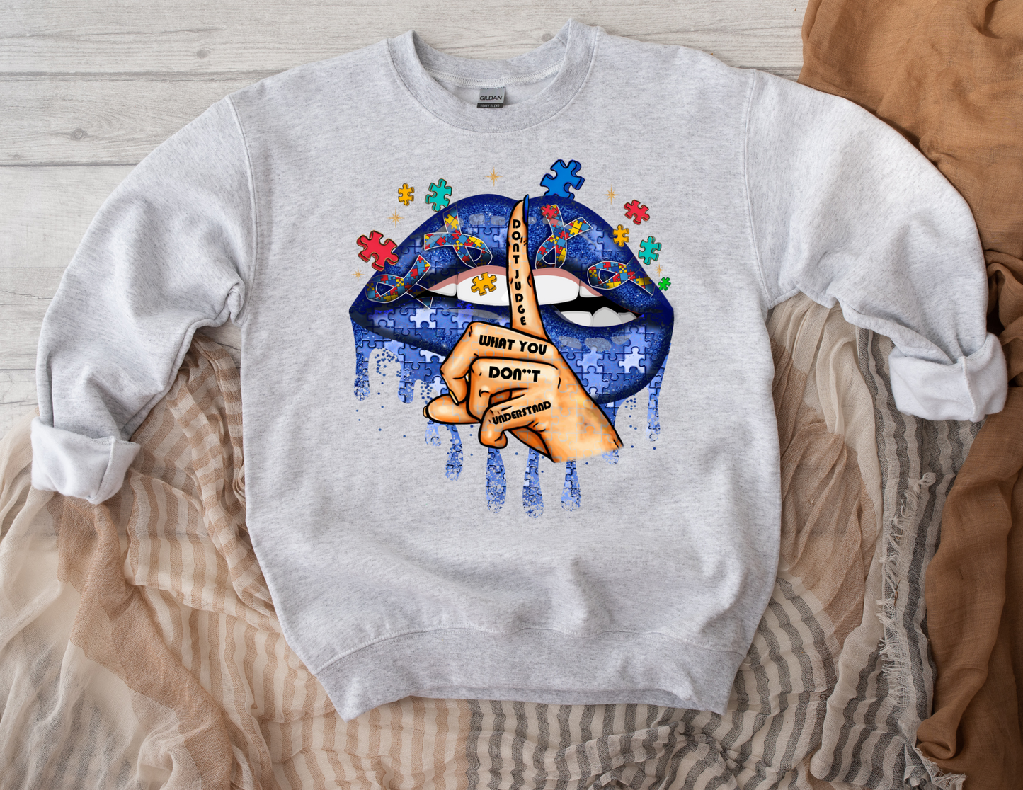 Autism - Don't Judge Sweatshirt