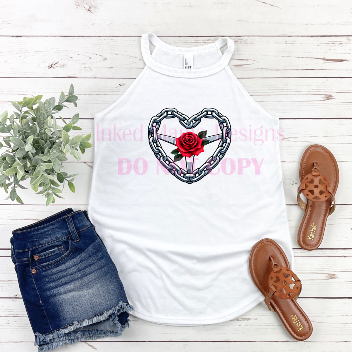 Heart Steering Wheel Tee or Tank