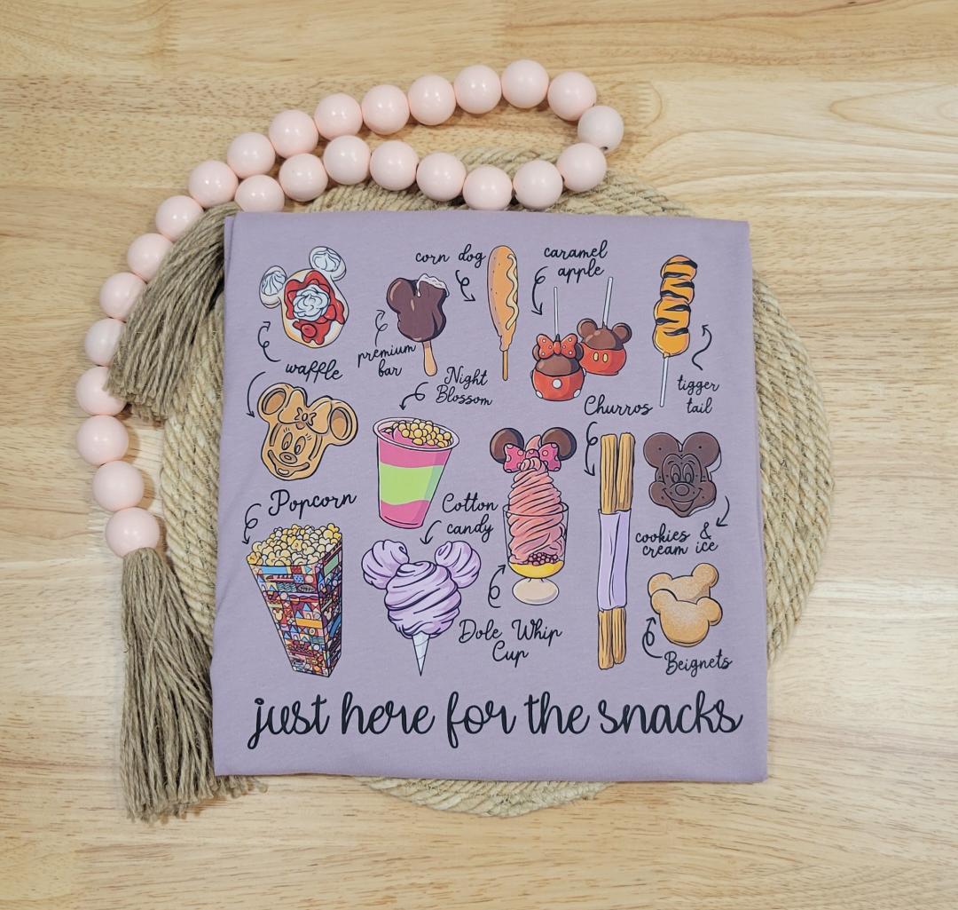 Here for the Snacks Tee