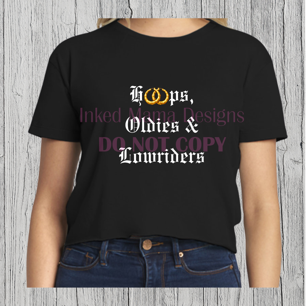 Hoops and Lowriders crop top apparel