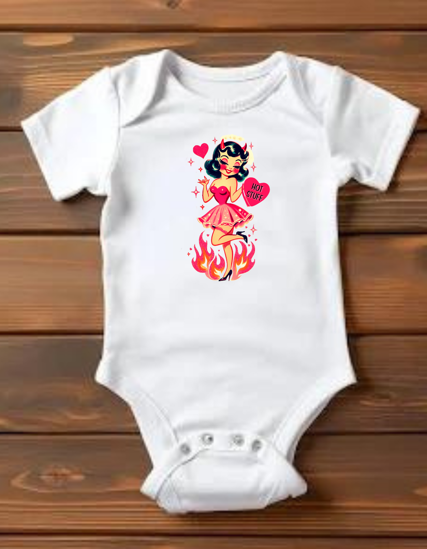 Hot Stuff onesie