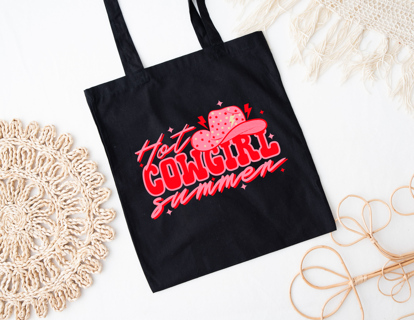 Hot Cowgirl Summer Tote Bag