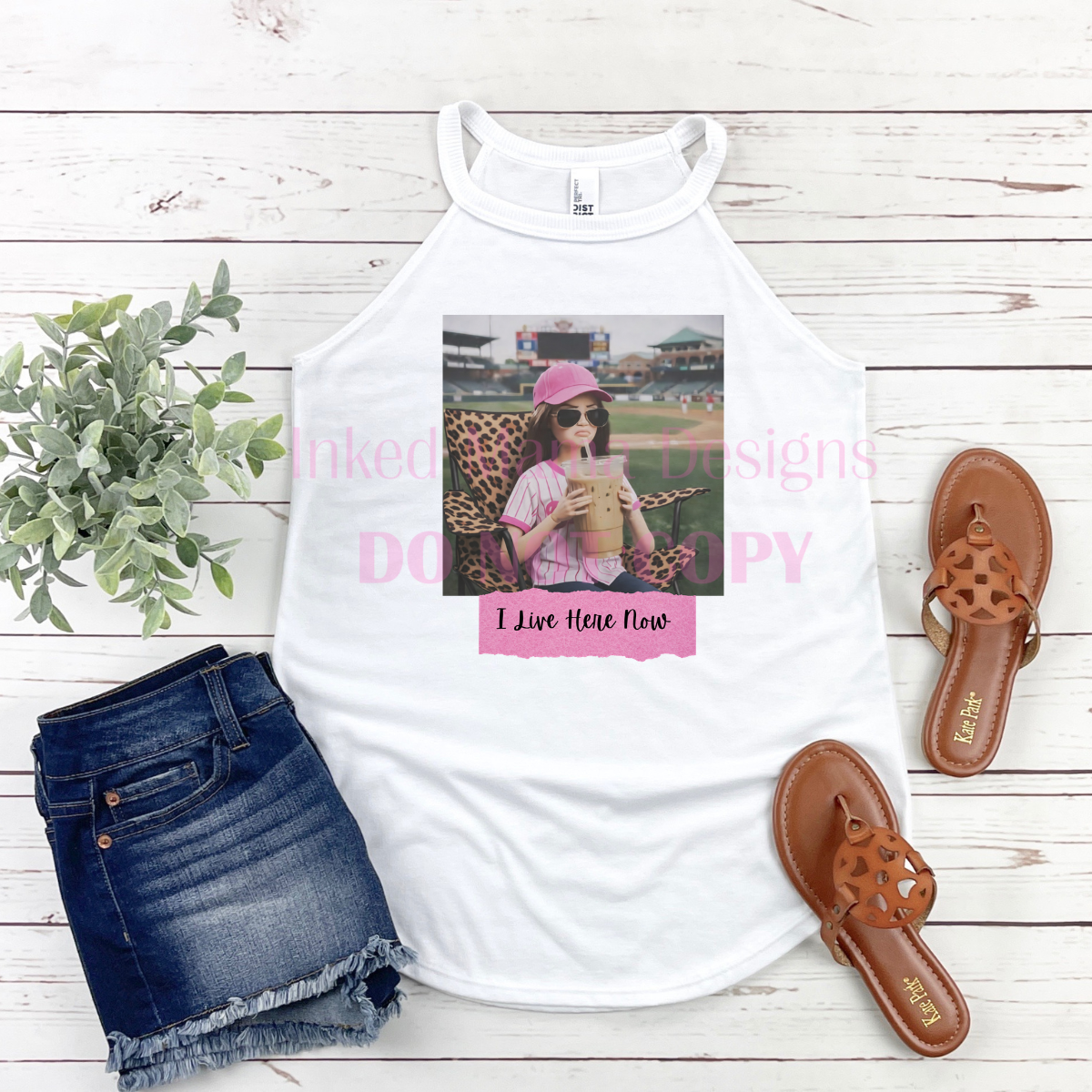 I live here now Tee or Tank