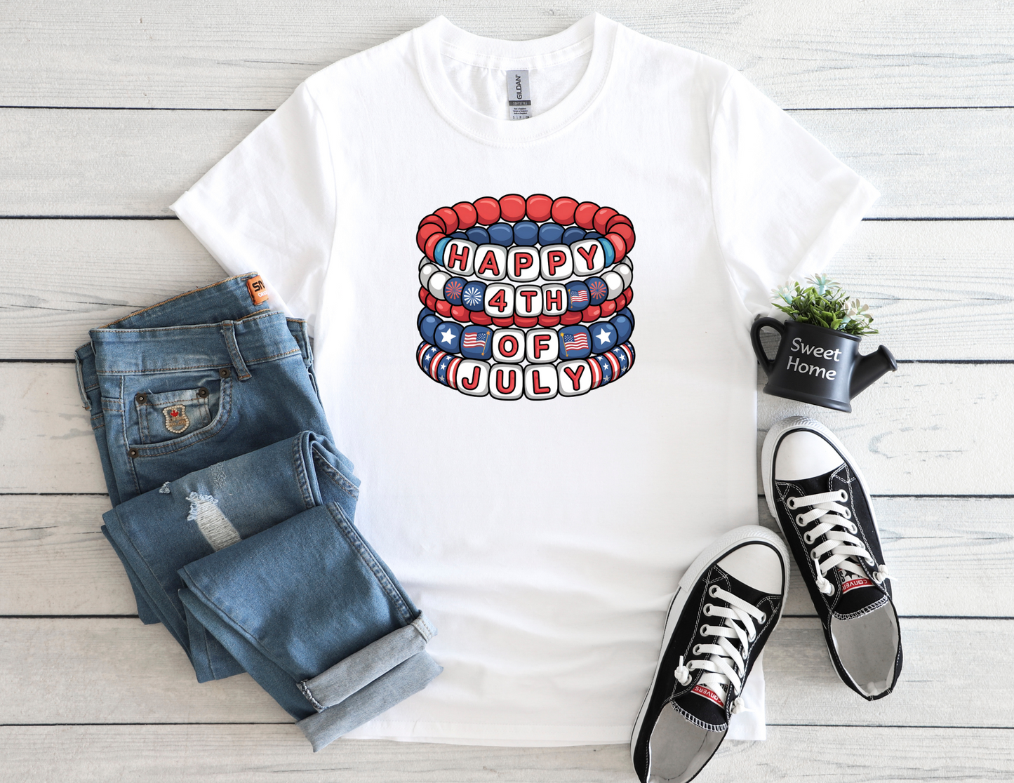 Womens - July Friendship Bracelet Tee