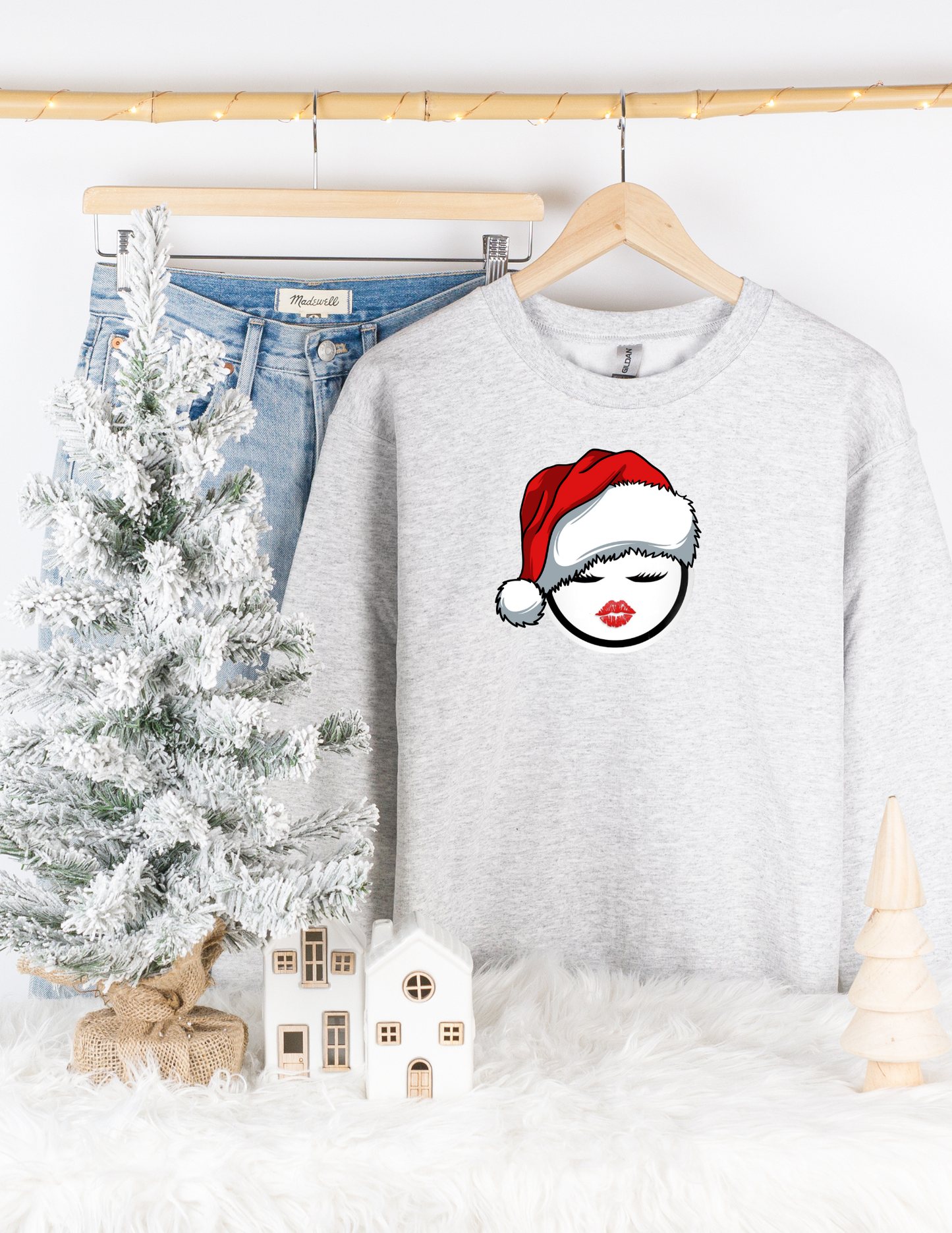 Lowrider Girl Santa Tee/Sweatshirt