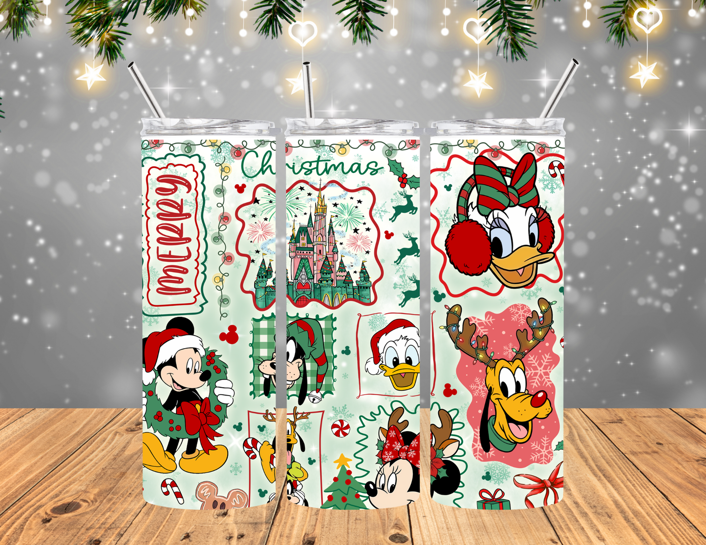 Magical Character Christmas tumbler