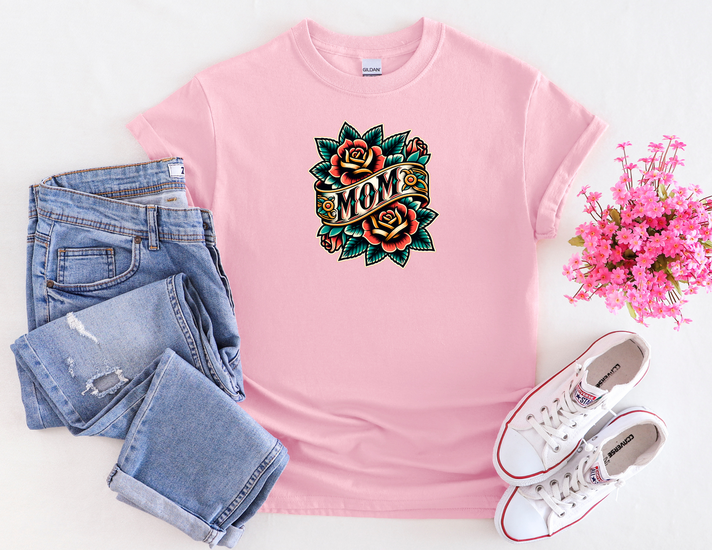 Mom Tattoo Tee