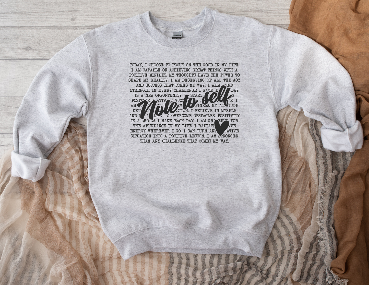 Note to Self Sweatshirt