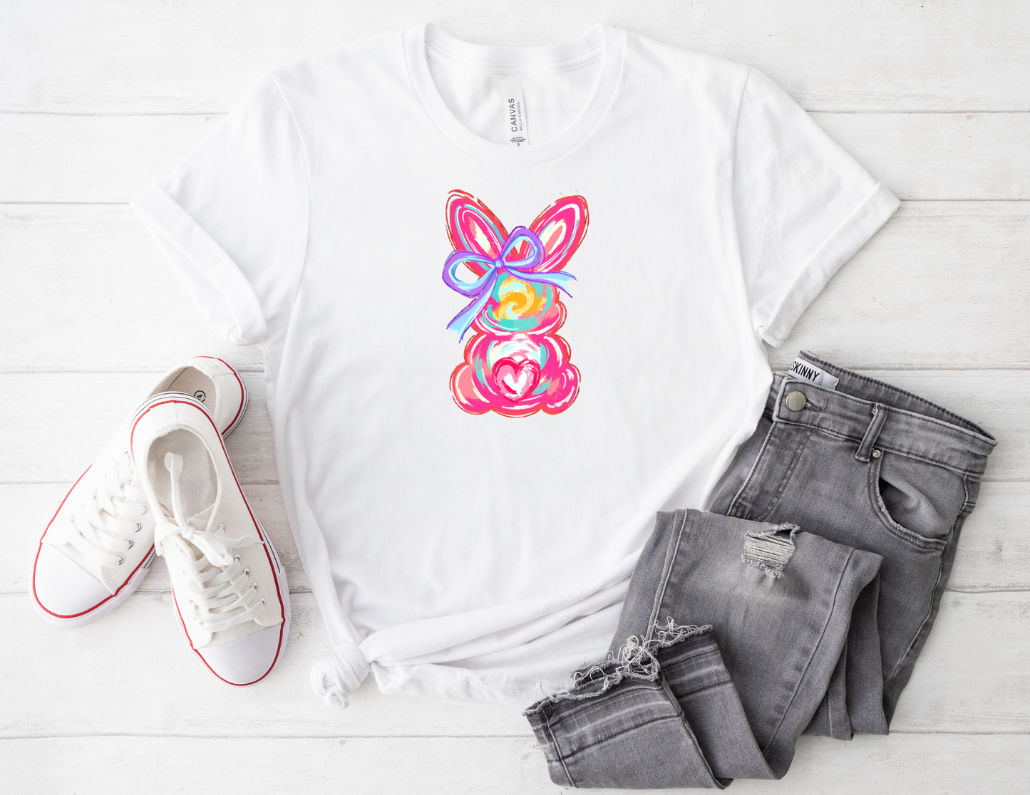 Paint Bunny (Adult/Kid) Tee