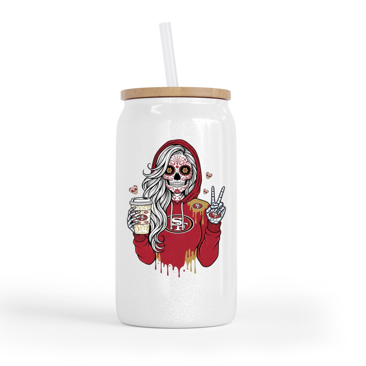 SF/RN Football Glass Can