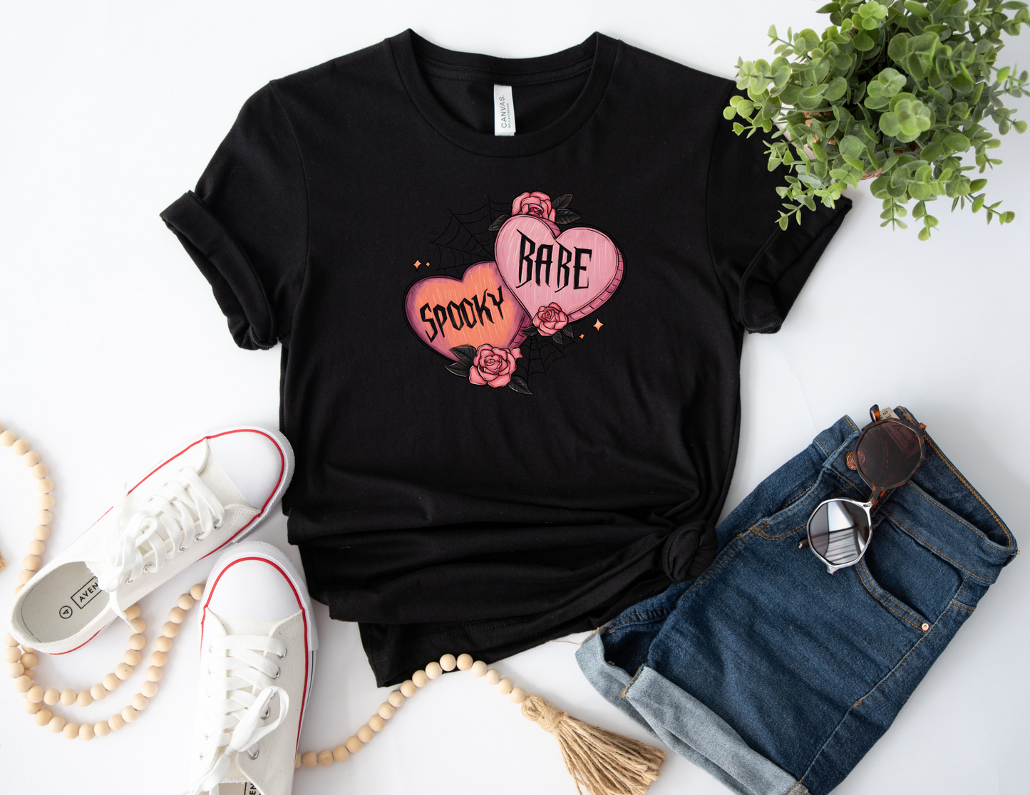 Spooky Babe Hearts Tee