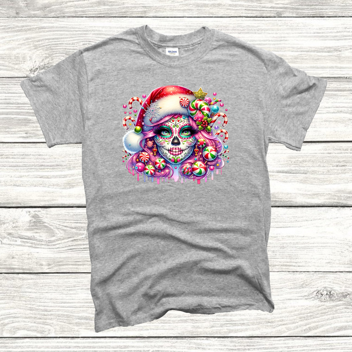 Sugar Skull Christmas Tee/Sweatshirt