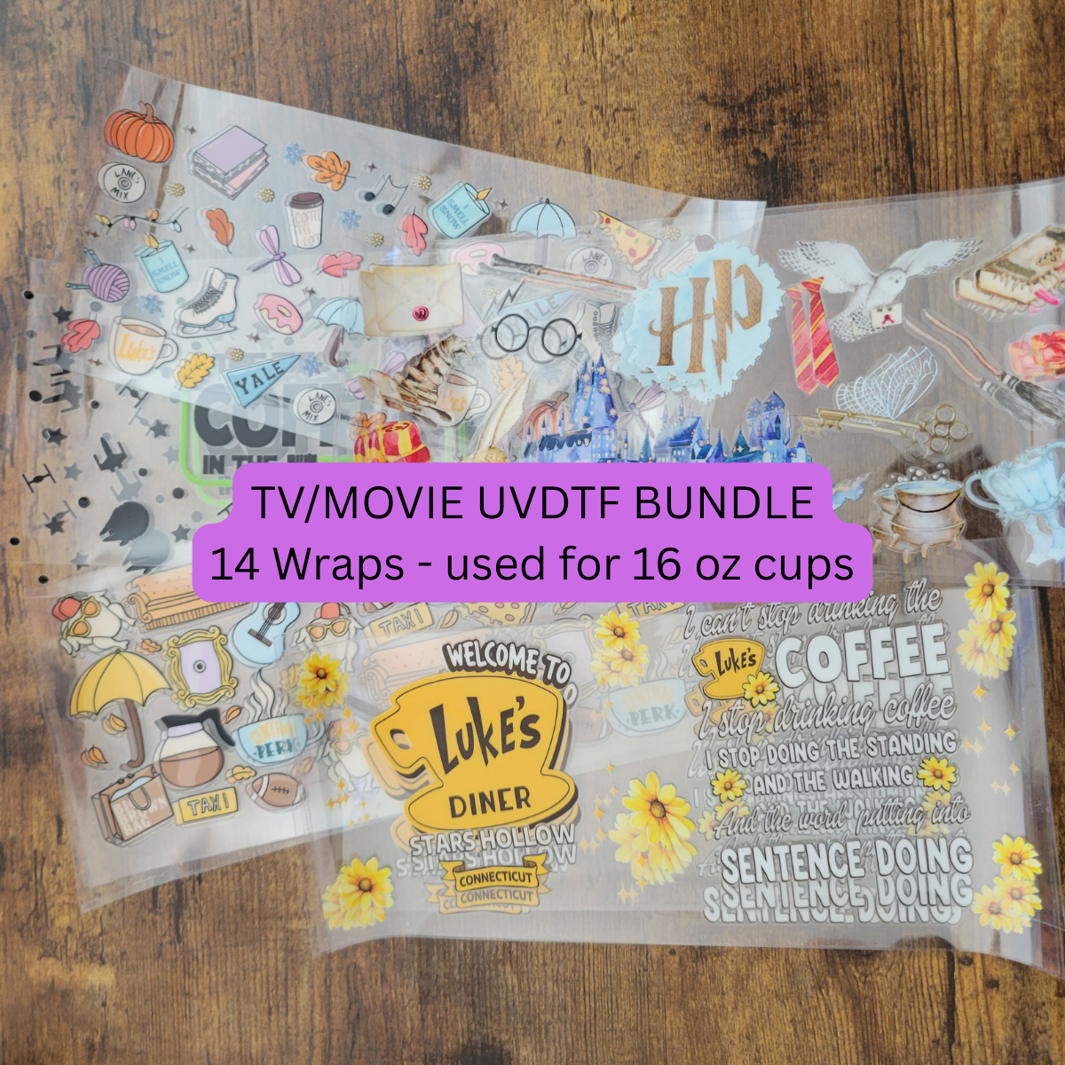 UV DTF TV/Movie Bundle