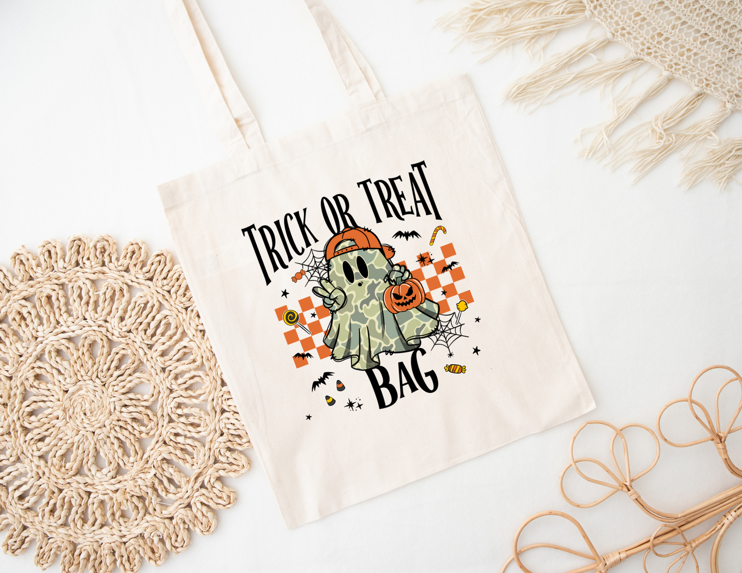 Trick or Treat (boy) Tote Bag
