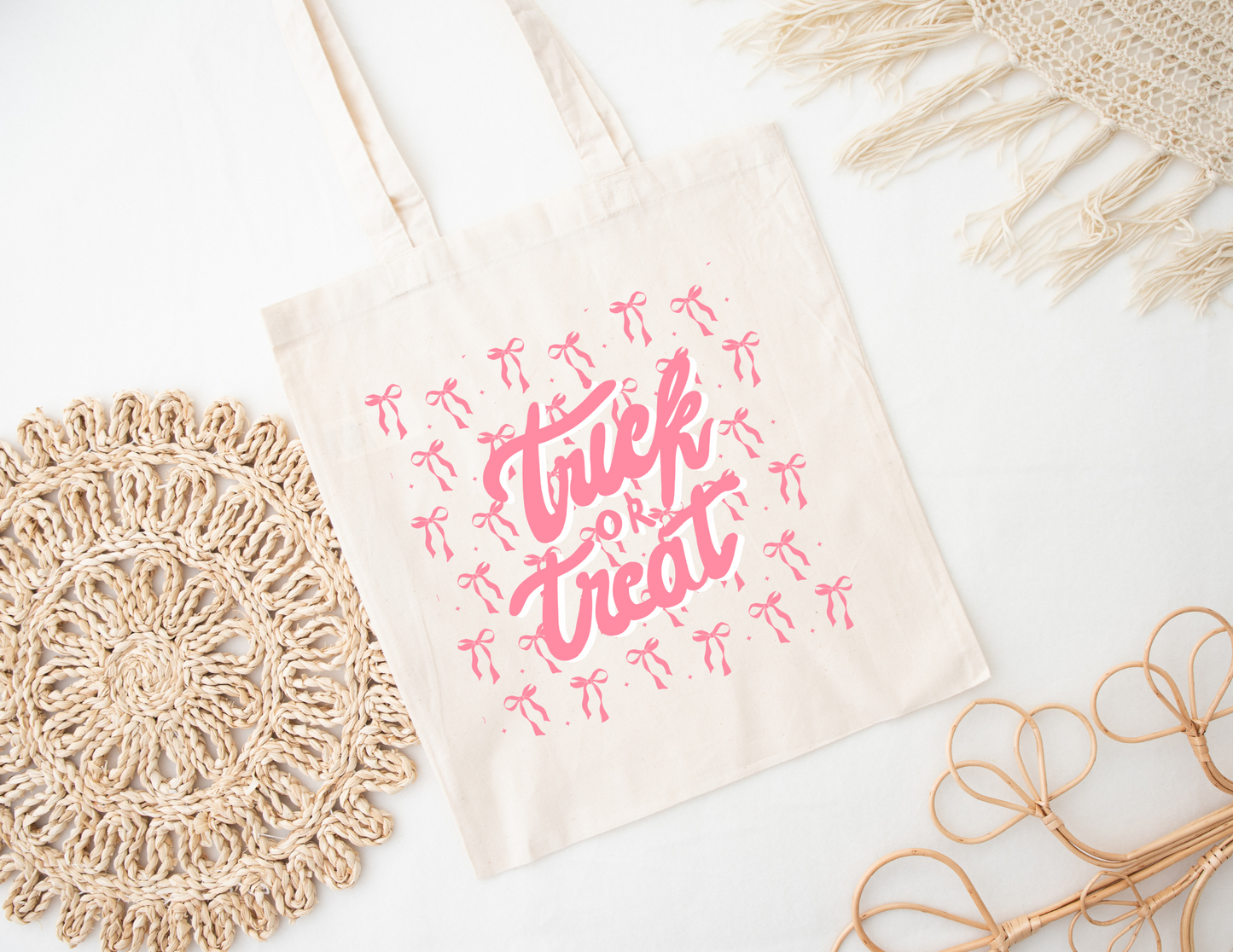 Trick or Treat Bows Tote Bag