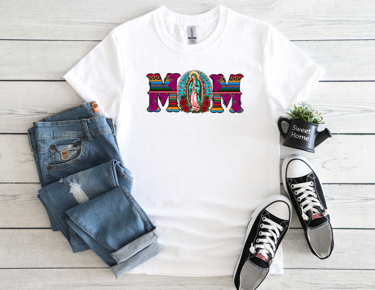 V Mary Mom Tee
