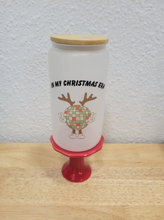 In My Christmas Era Glass Can Cup