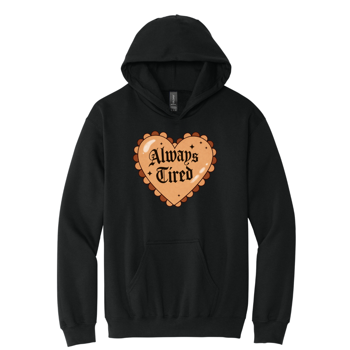 Always Tired (brown) apparel