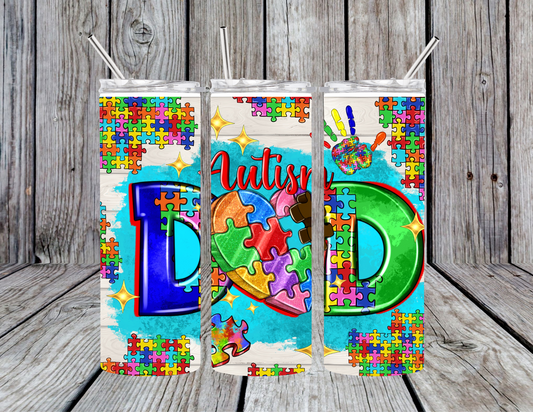 Autism - Dad tumbler