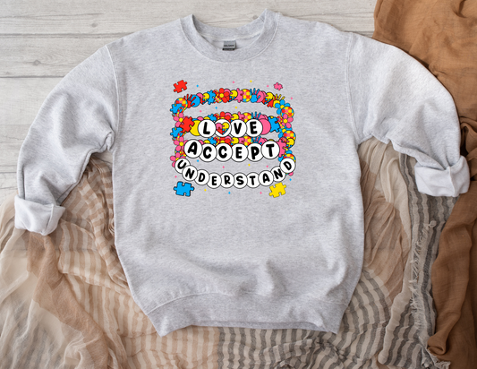 Autism - Awareness Bracelet (adult/kid) Sweatshirt