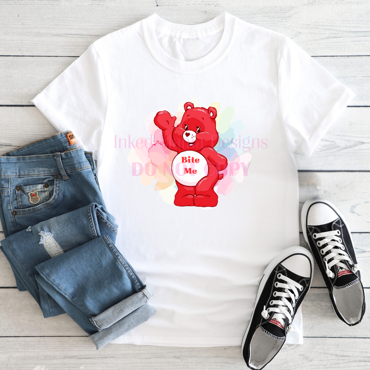 Don't Care Bear Tees