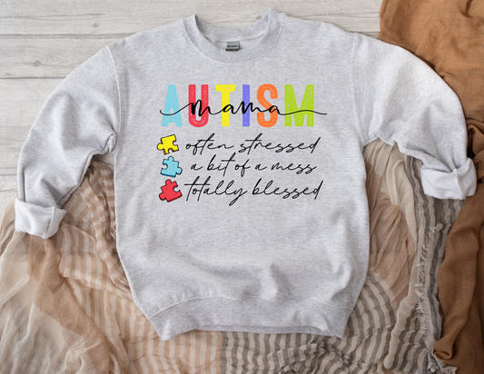 Autism - Blessed Mama Sweatshirt