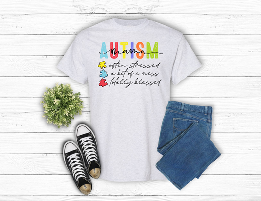 Autism - Blessed Mama Tee