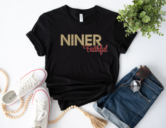 Niner Faithful Faux Diamond apparel