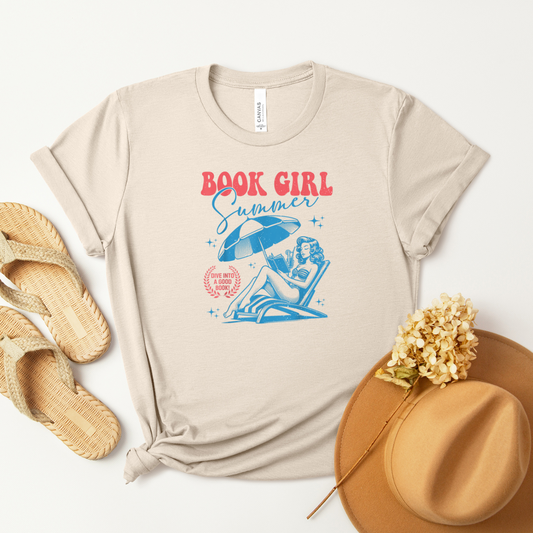Book Girl Summer Tee