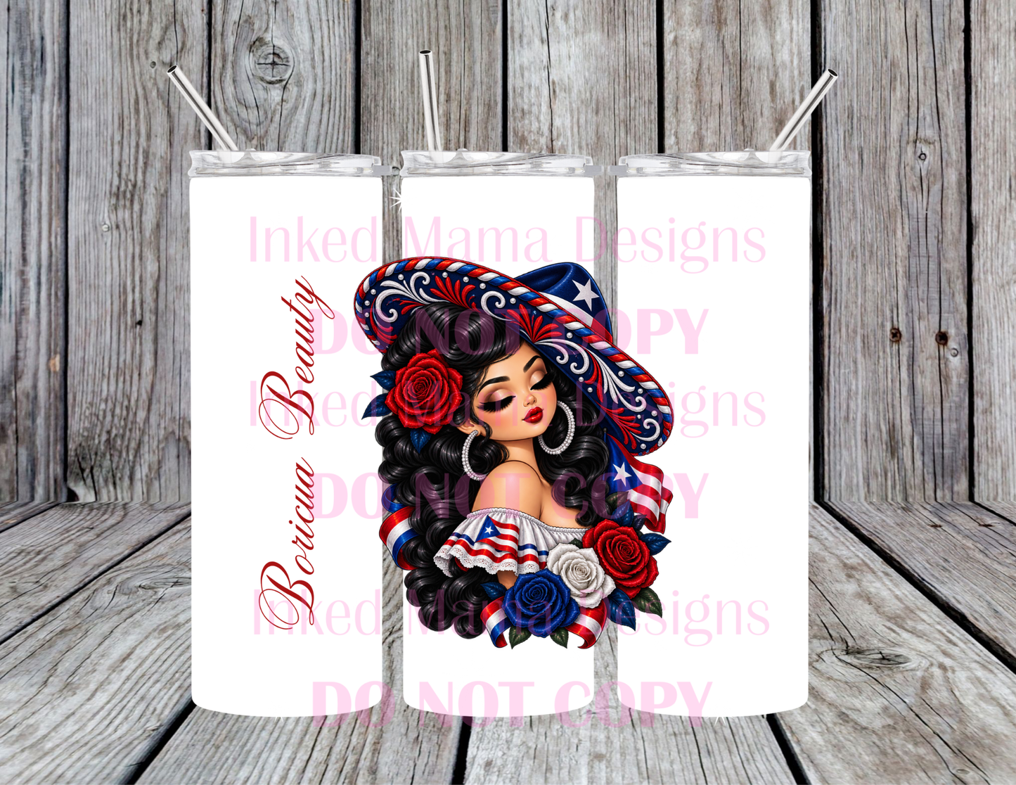 Sombrero Girl Tumblers