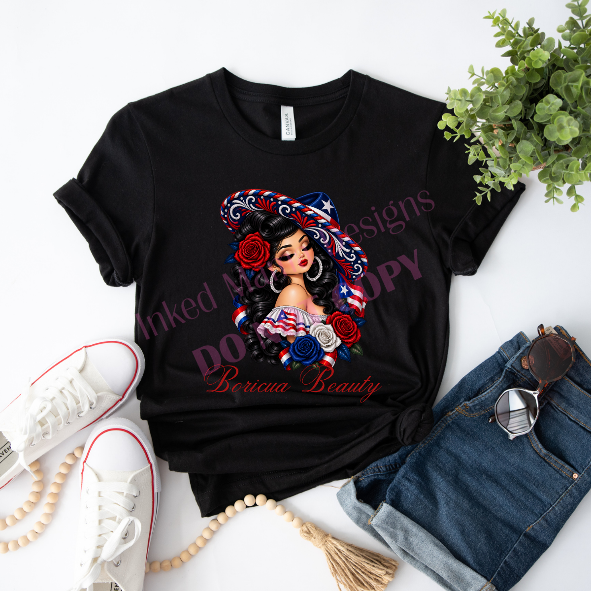 Sombrero Girl Tee