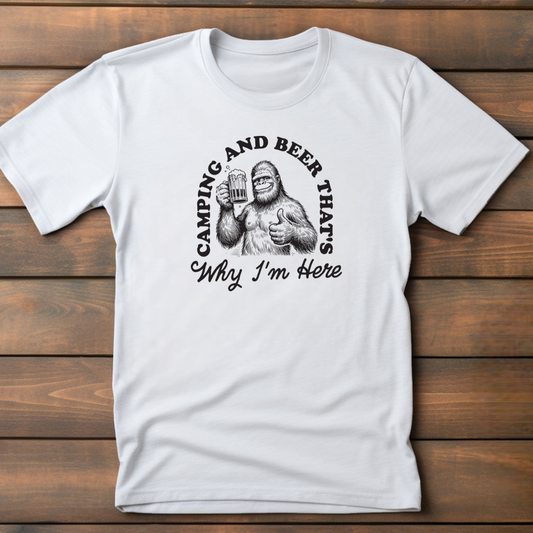 Camping and Beer Mens Tee