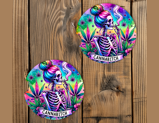 Car Coasters-Cannabitx set of 2