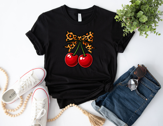 Cheetah Cherries Tee or Tank