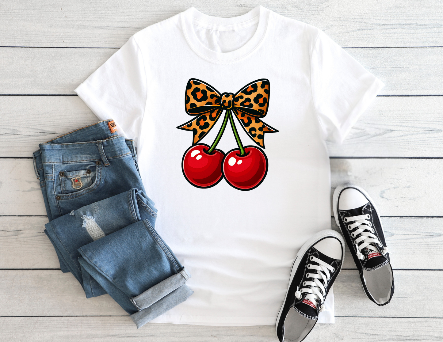 Cheetah Cherries Tee or Tank