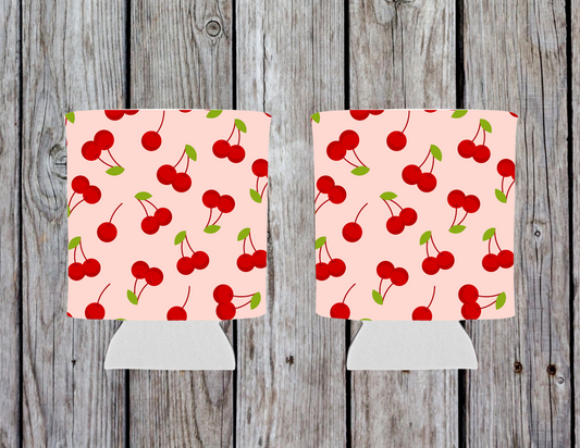 Can Cooler-Cherries set of 2