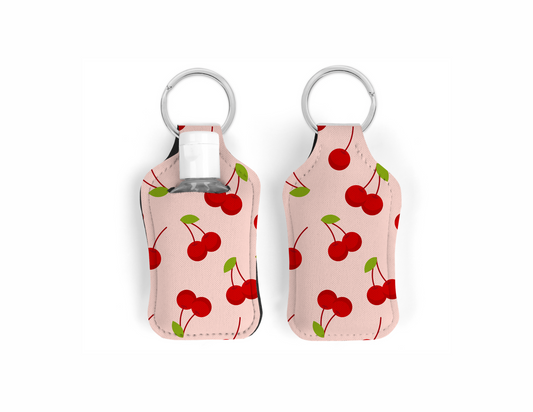 Hand Sanitizer Keychain-Cherries
