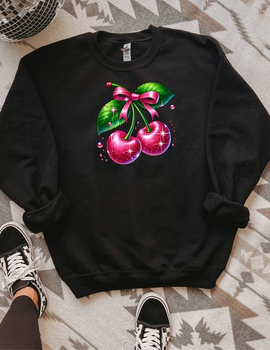 Cherry Sparkle Sweatshirt